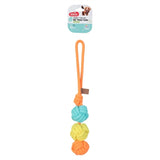 Zolux flostouw twist met 3 touwballen meerkleurig