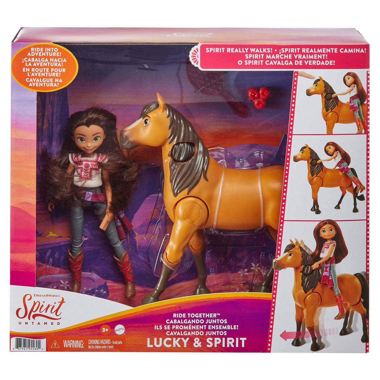 Mattel Spirit Ongetemd Samen rijden Lucky Spirit