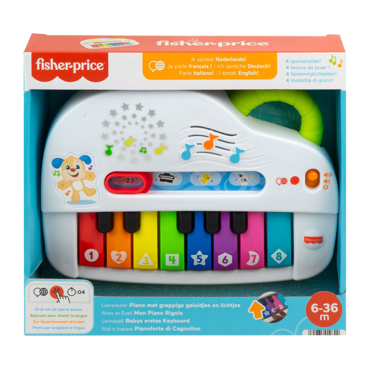 Fisher Price Leerplezier Silly Sounds Light-Up Piano