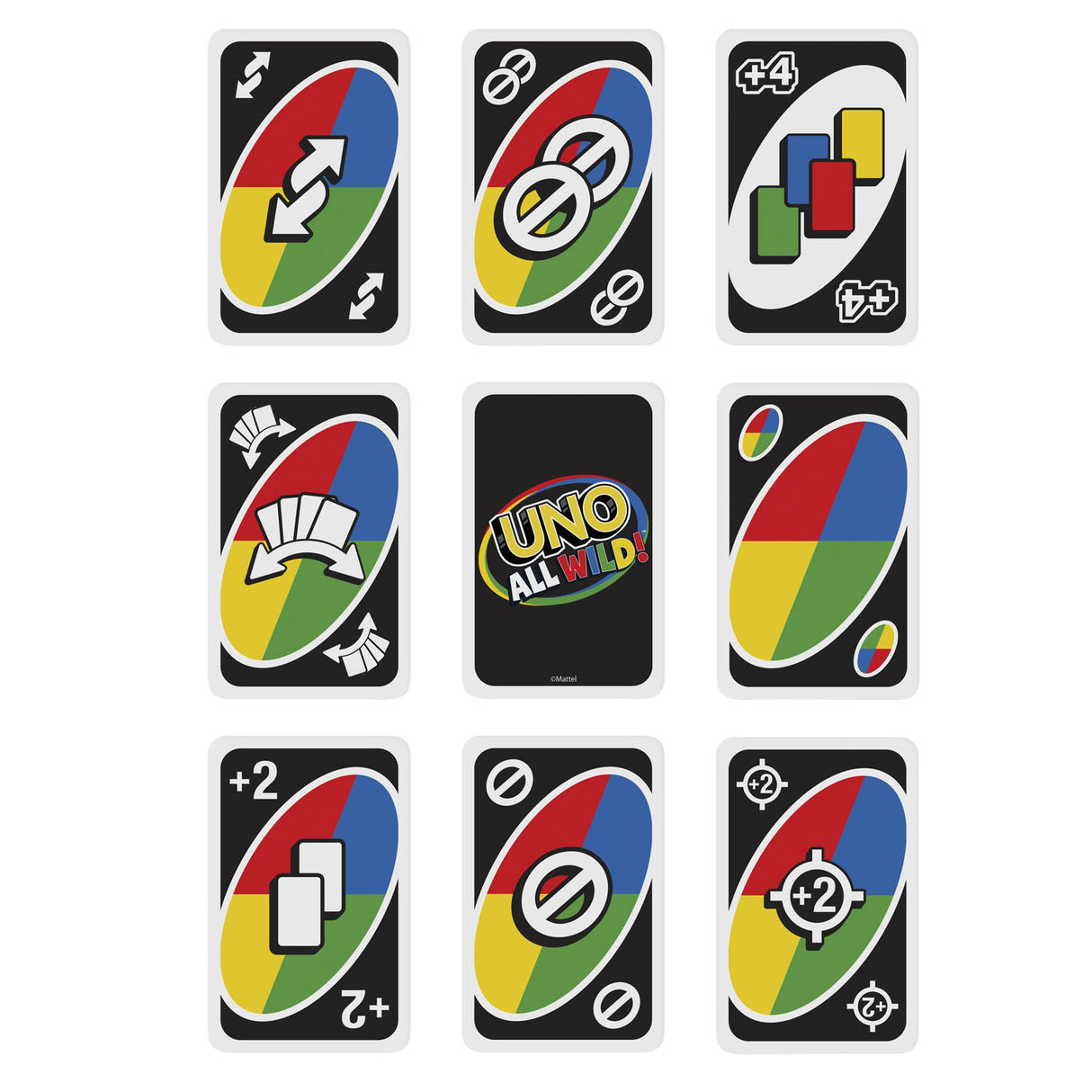 Mattel UNO All Wild Kaartspel