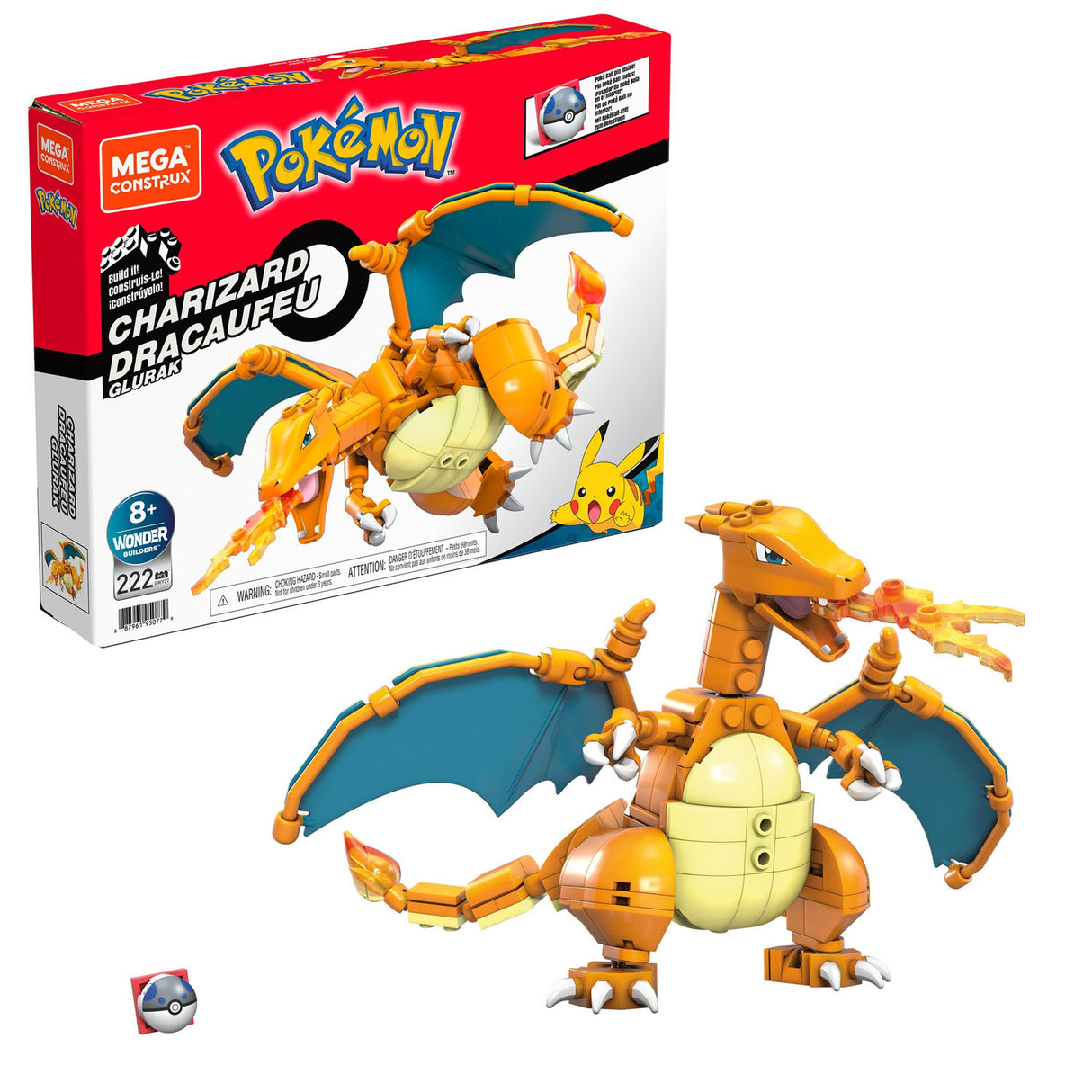 Mattel mega construx pokémon bouwset - charizard