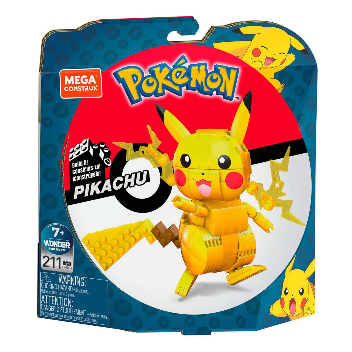 Mattel mega construx bouwset pikachu