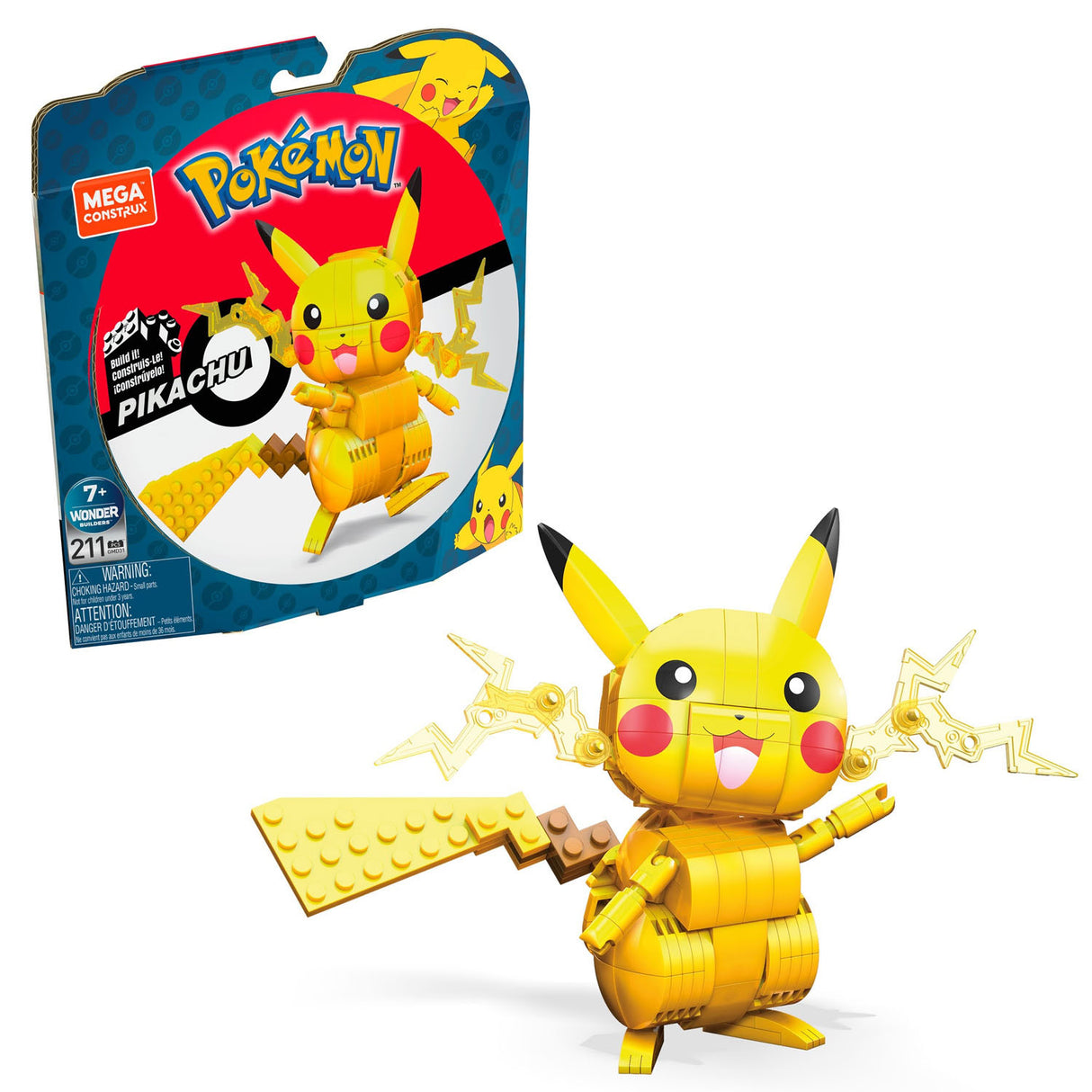 Mattel mega construx bouwset pikachu