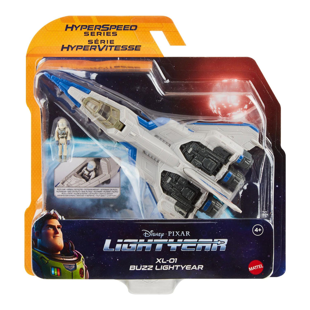 Mattel lightyear flight buzz + xl-01 spaceship vliegtuig