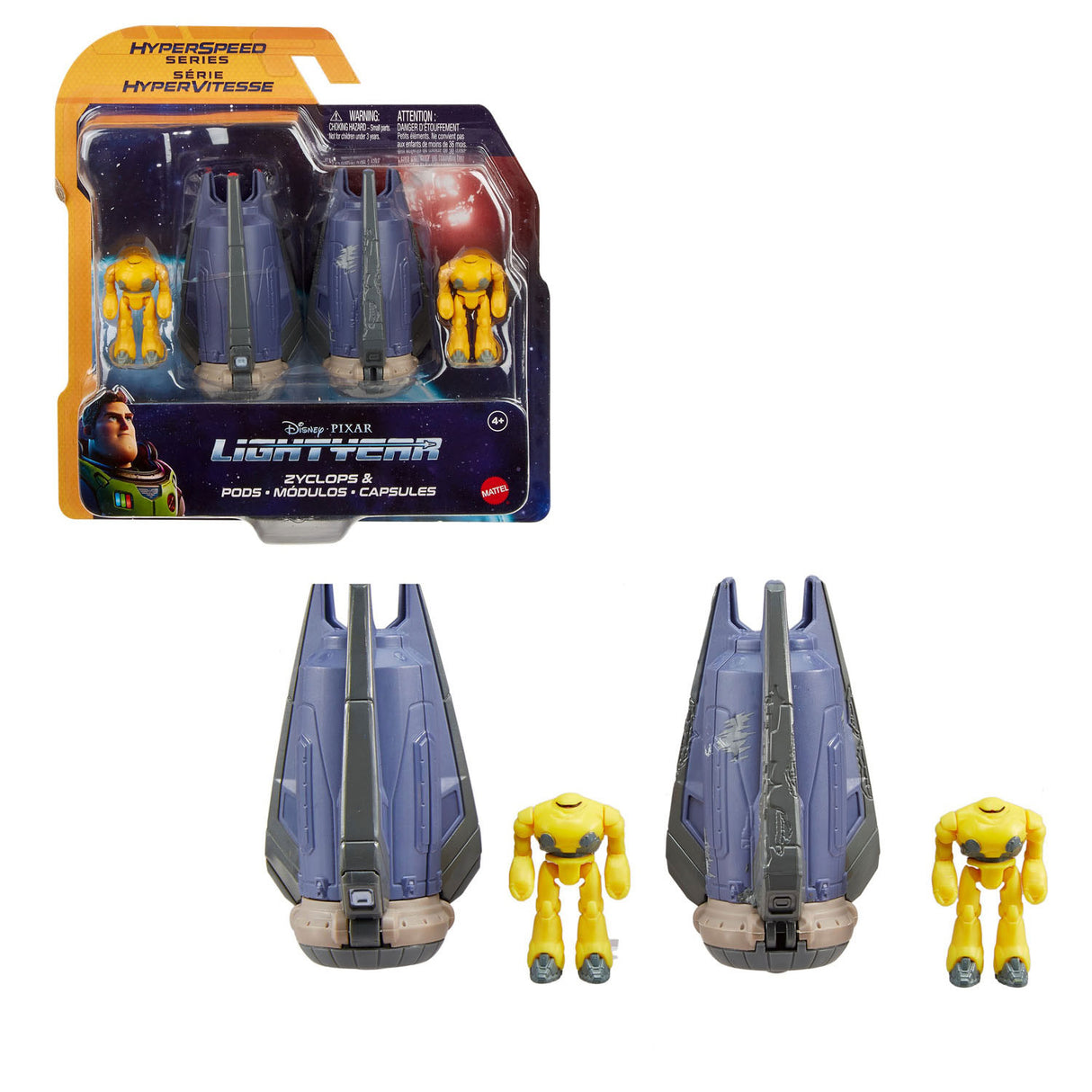 Mattel Lightyear Flight Cyclops Enemy Fighter Vliegtuig