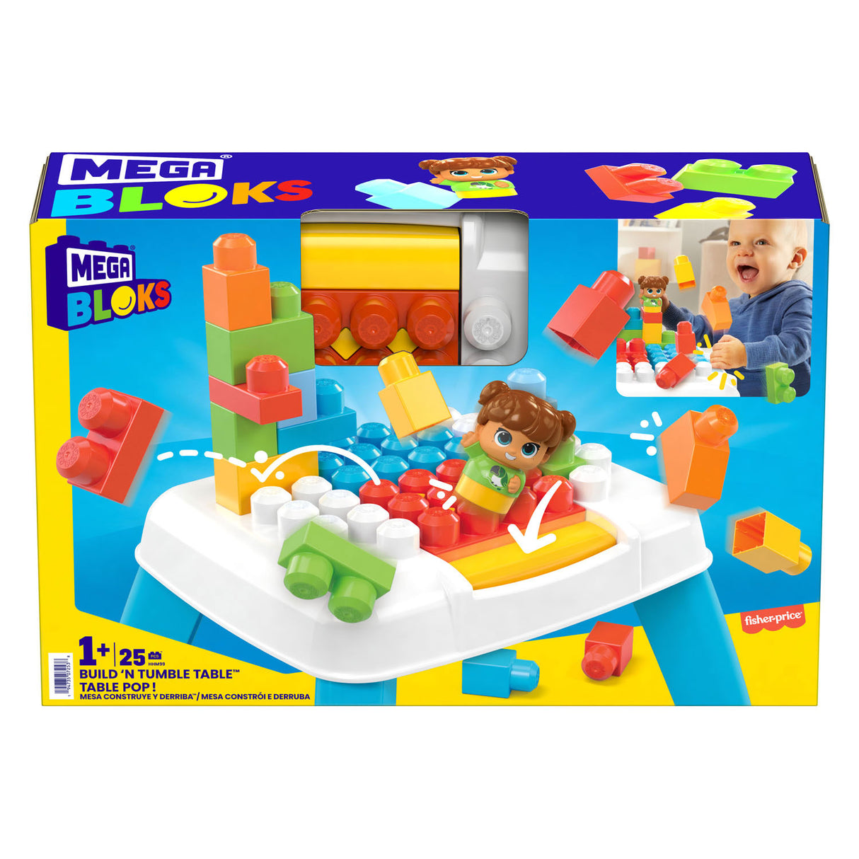 Mega bloks - build 'n tumble bouw tafel