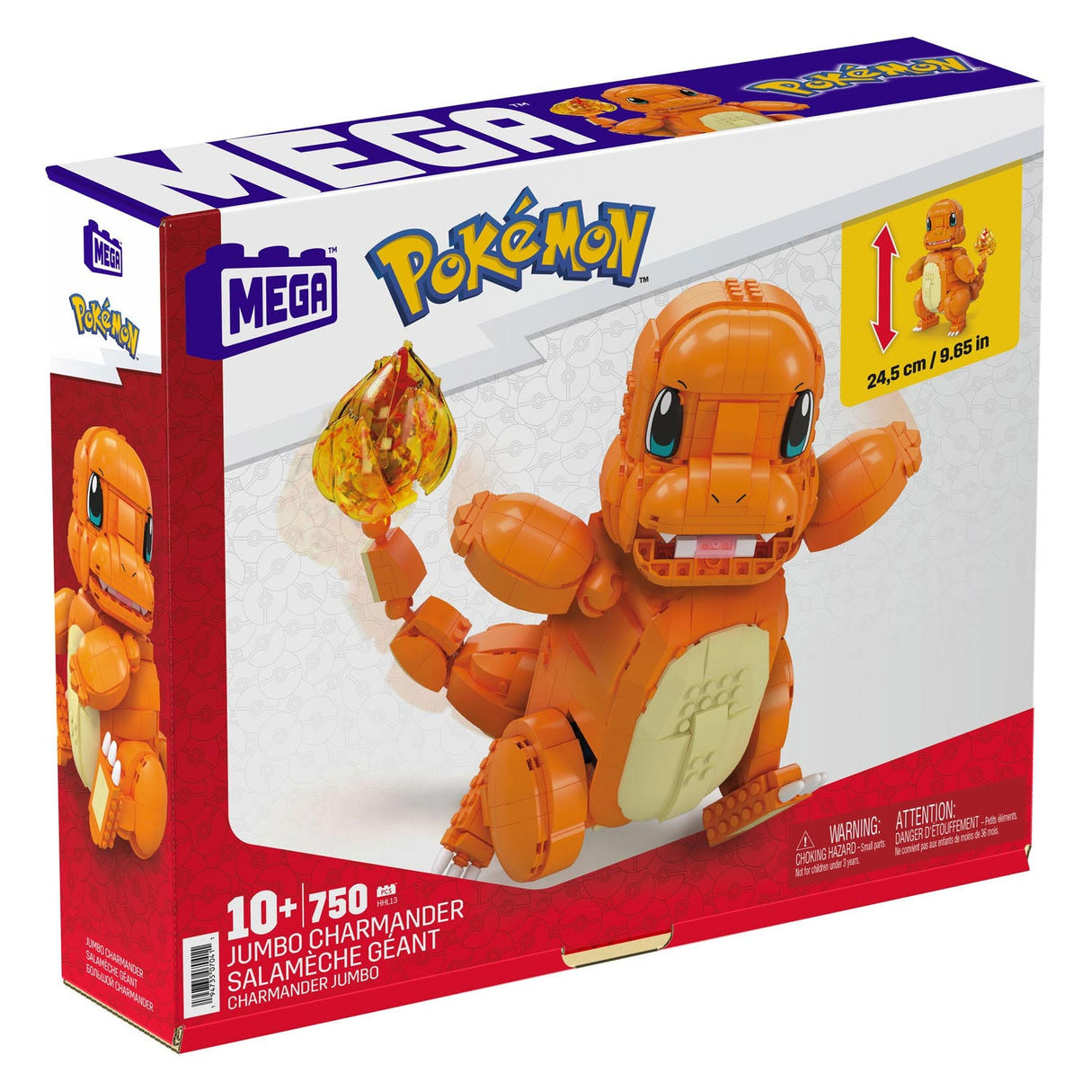 Mattel mega construx pokémon bouwset - jumbo charmander