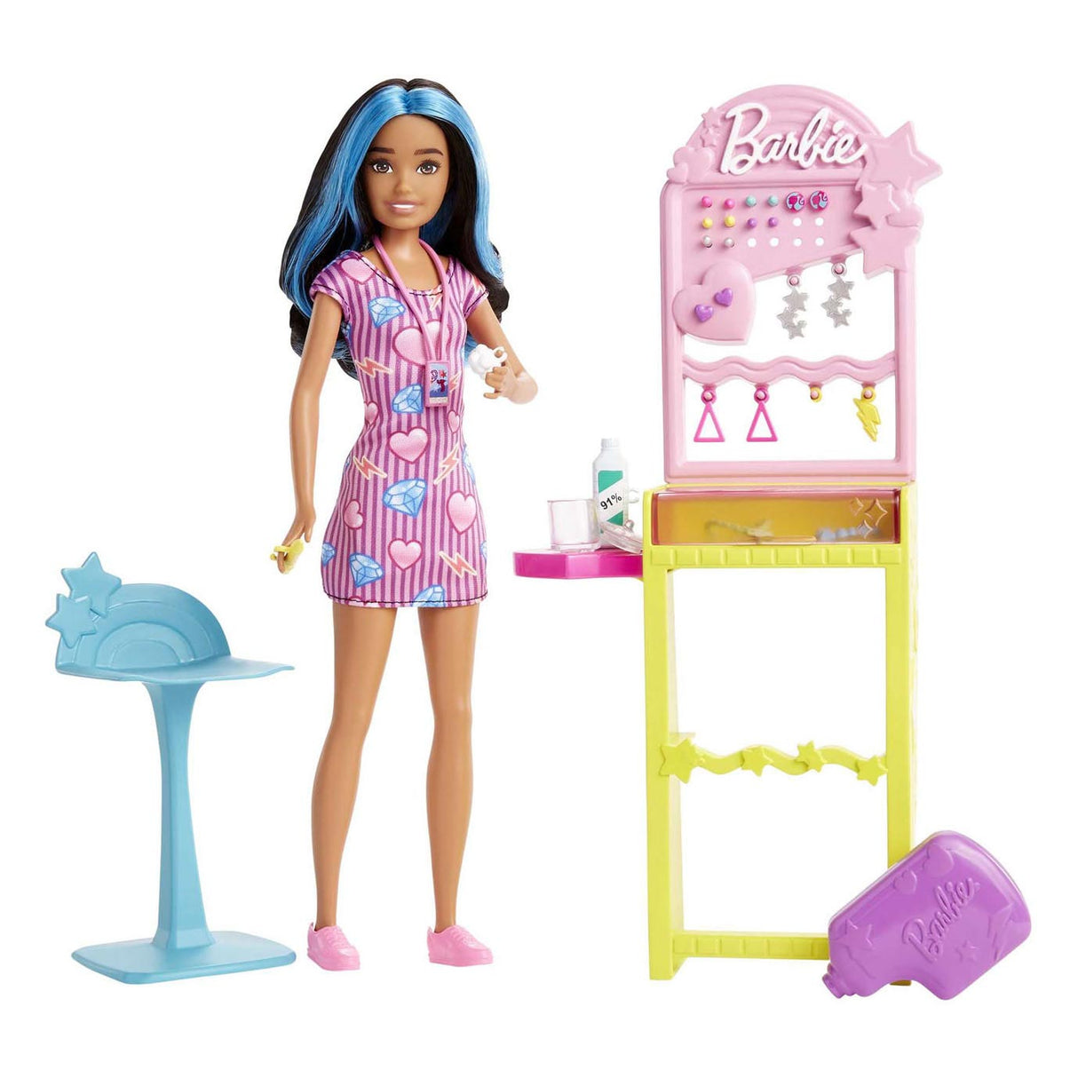 Mattel Skipper Babysitters First Jobs Jewelry Booth Speelset