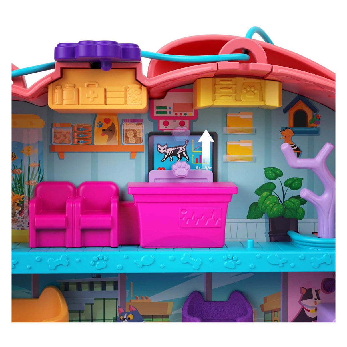 Mattel Polly Pocket Shani de Knuffelkat Speelset