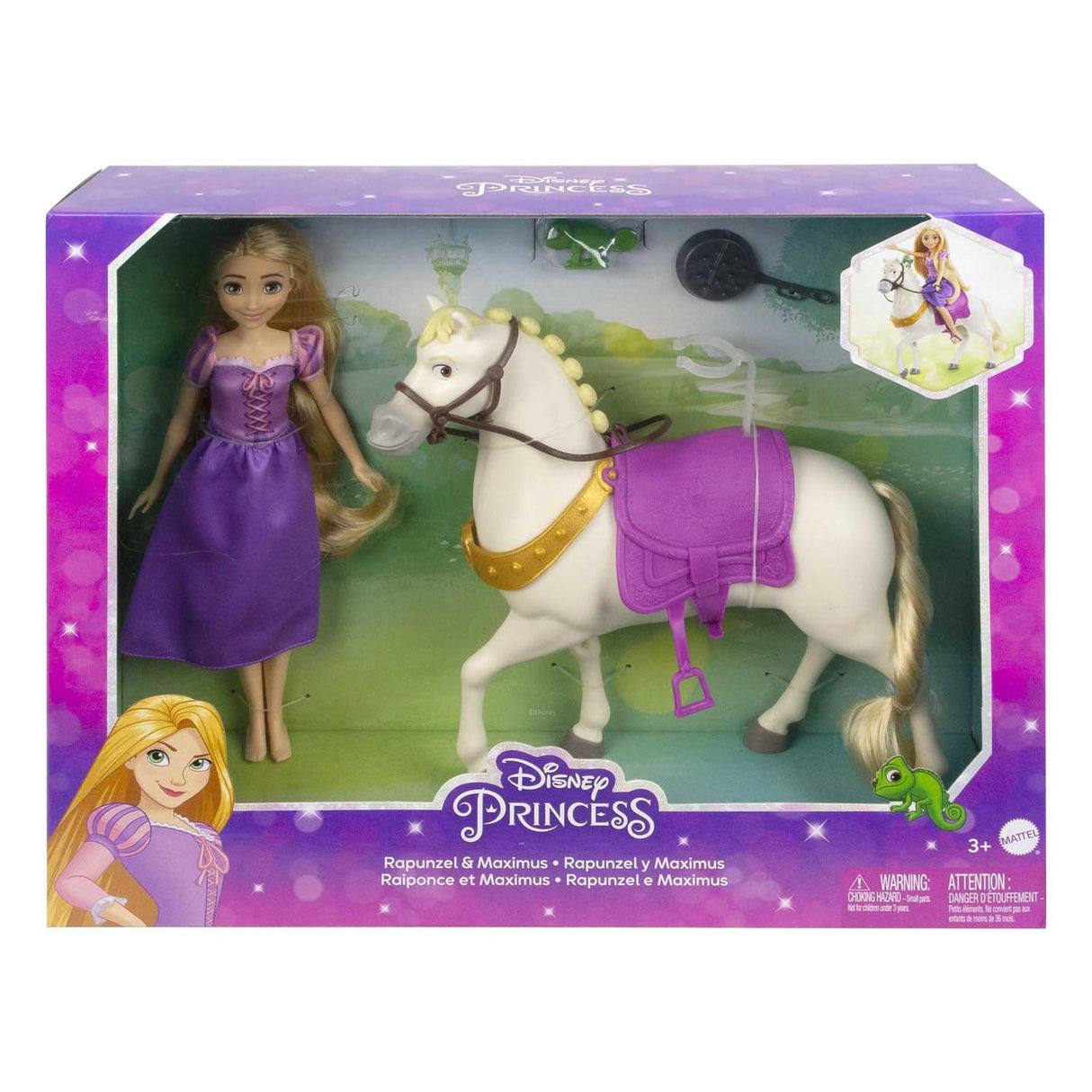 Mattel prinses pop rapunzel en maximus