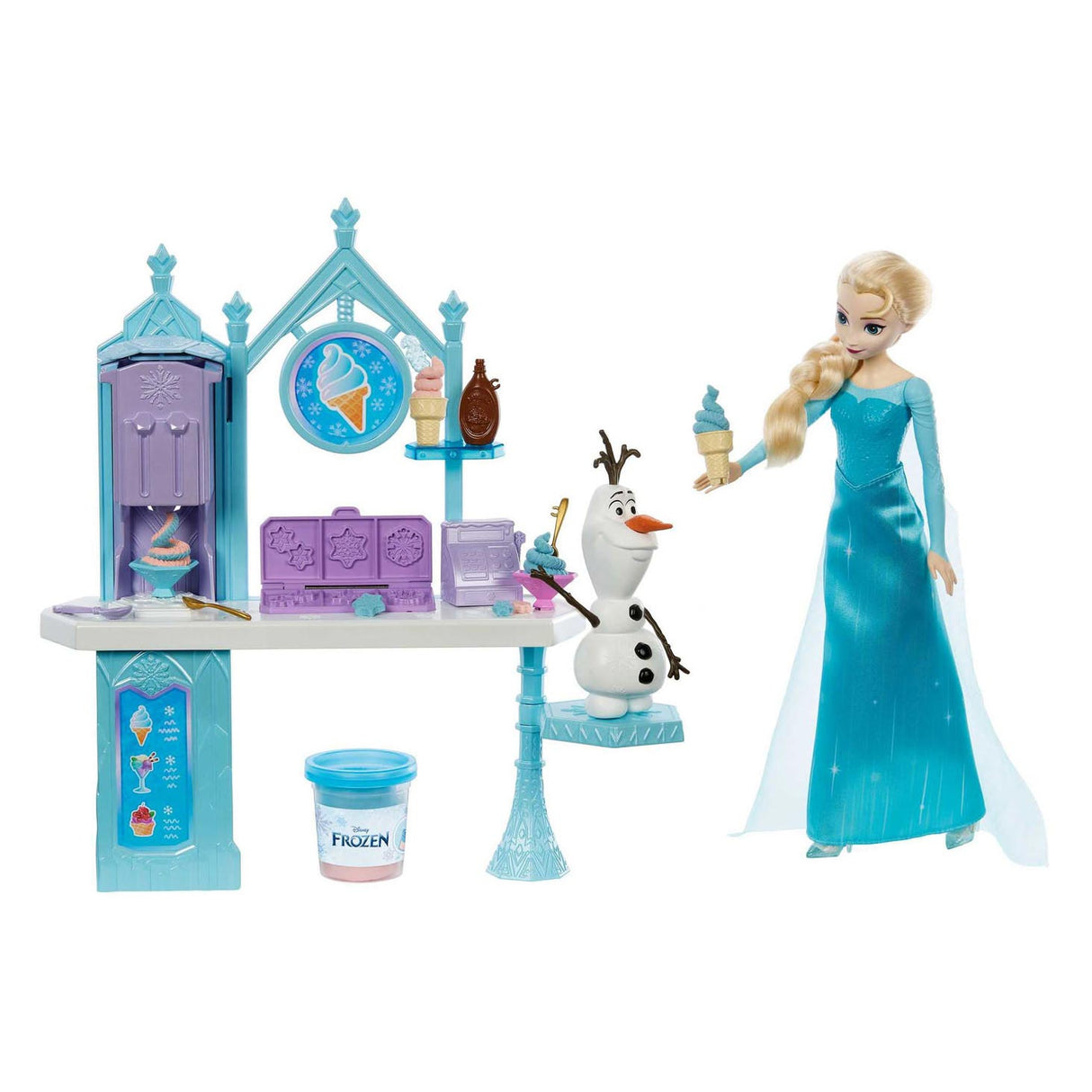 Matstell gefruerene Pop Elsa olaf an de Plëséier Autosklay Play Set