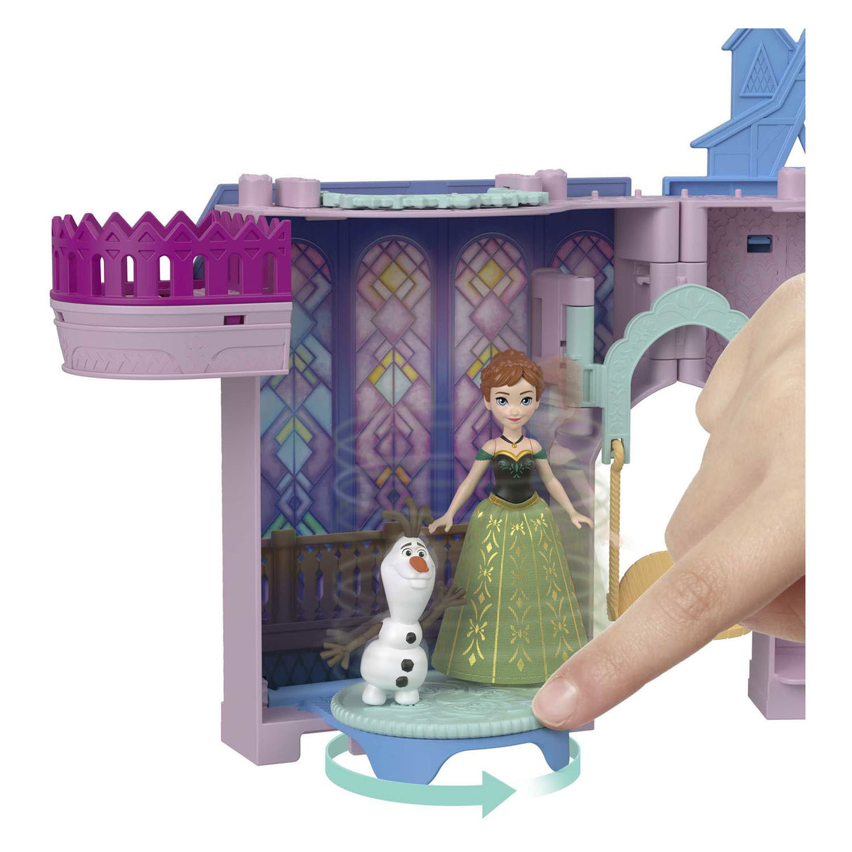 Mattel frozen verhaalstapelaars anna's kasteel in arendelle speelset