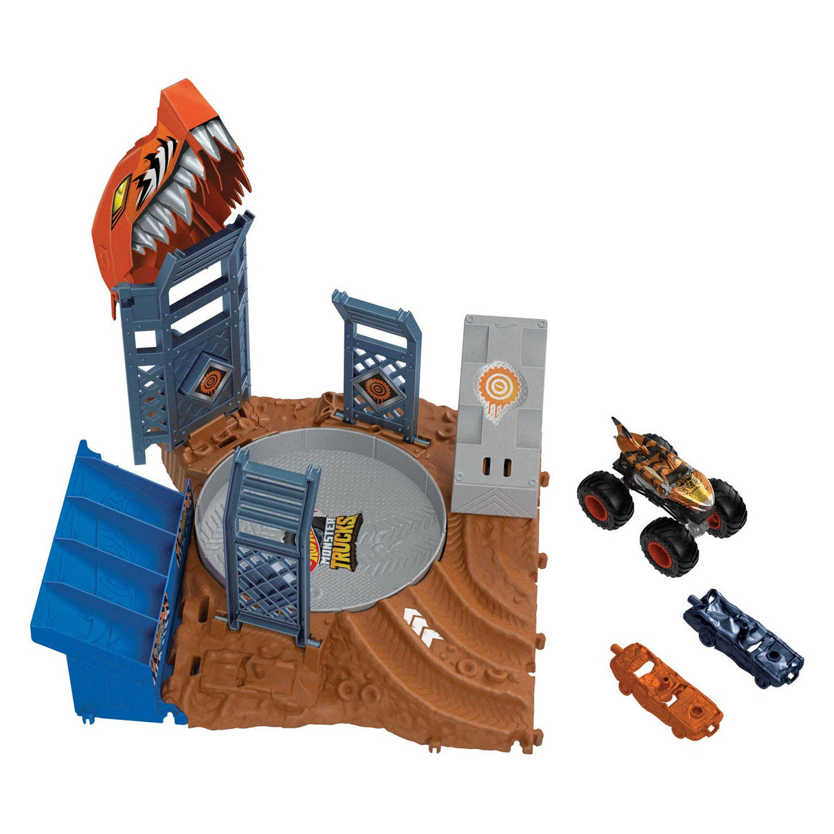 Hot Rieder Monster Camionen Arena Smash spin-out Play Set