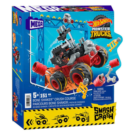 Hot Wheels Mega Smash n Crash Bottenschudder Pletbaan Bouwset, 151dlg.