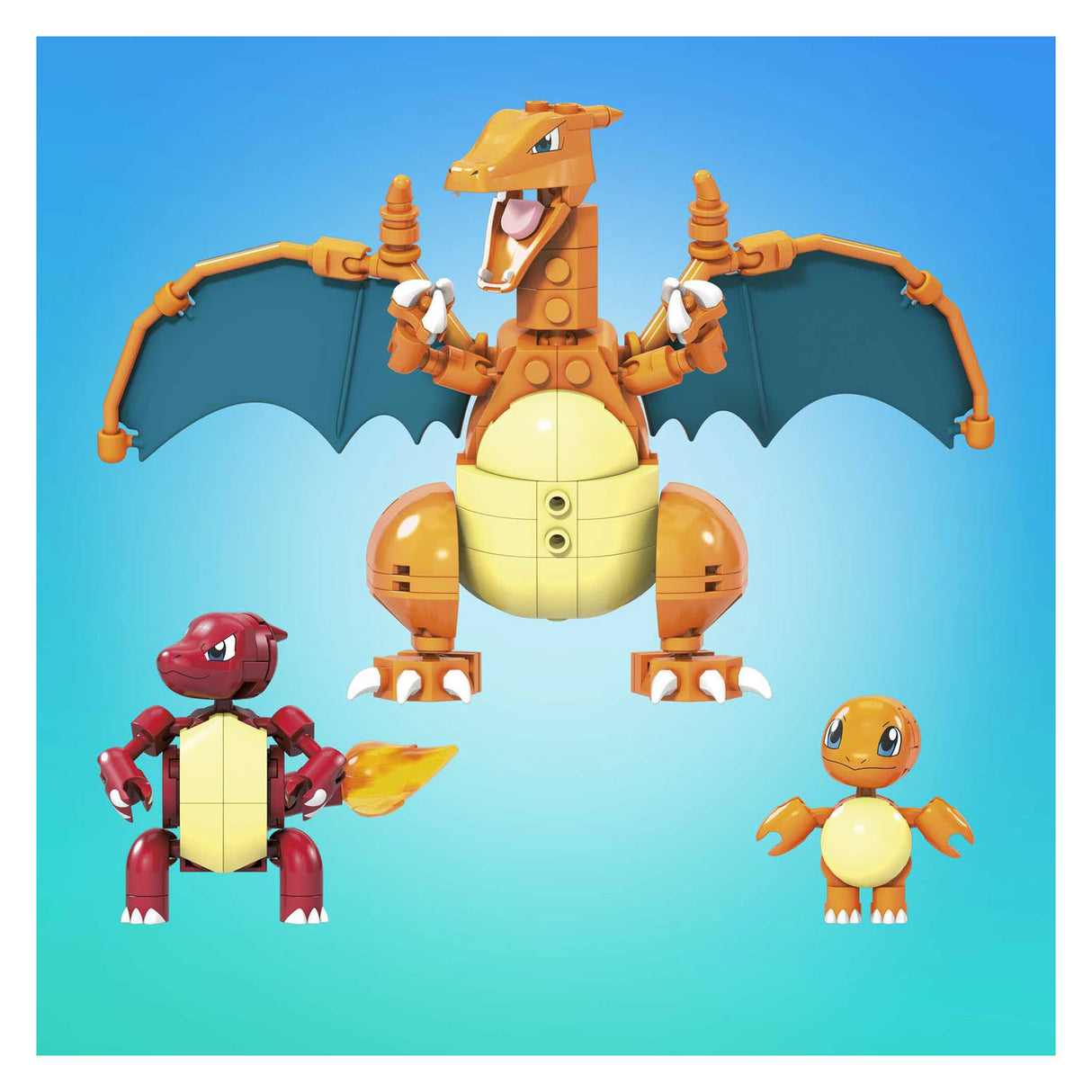 Mattel mega construx bouwset charmander evolution