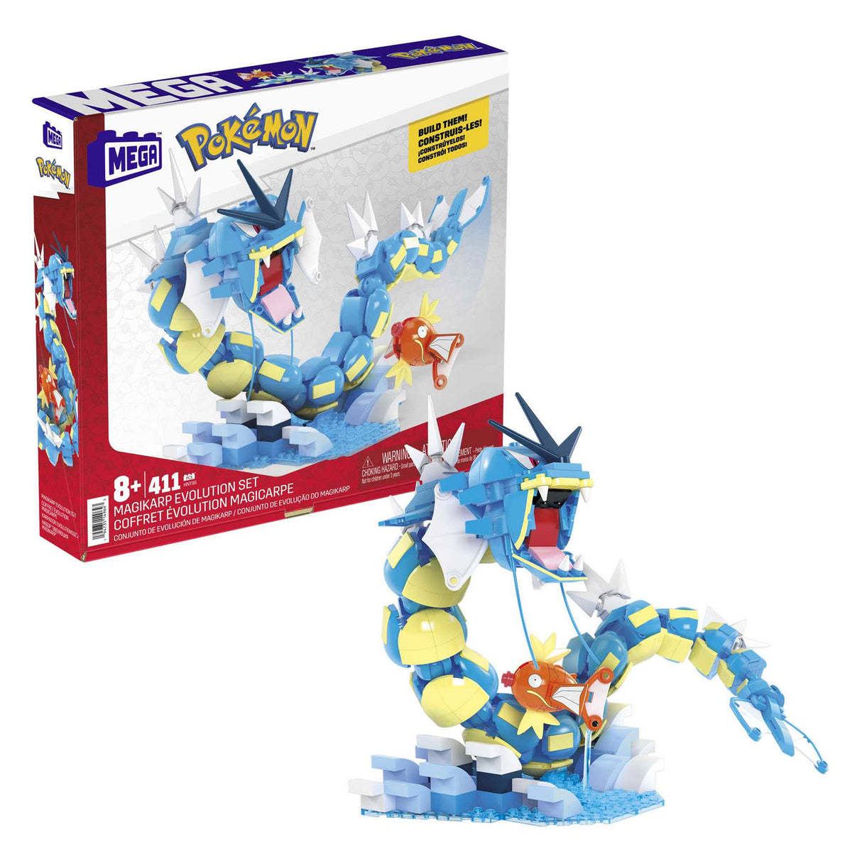 Mattel Mega Construx Bouwset Magikarp Evolution