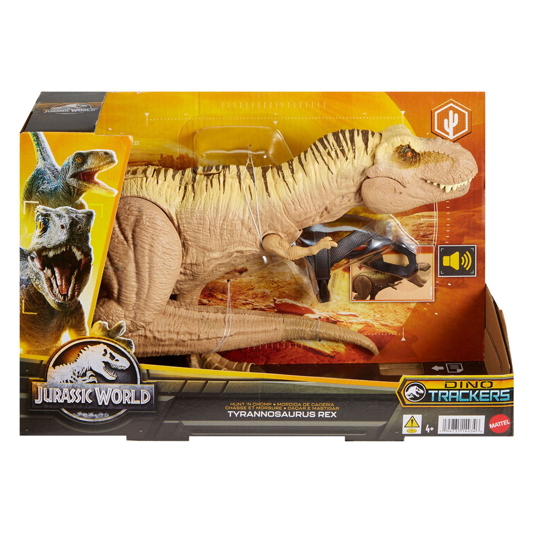 Mattel jurassic world tyrannosaurus t-rex dinosaurusfiguur