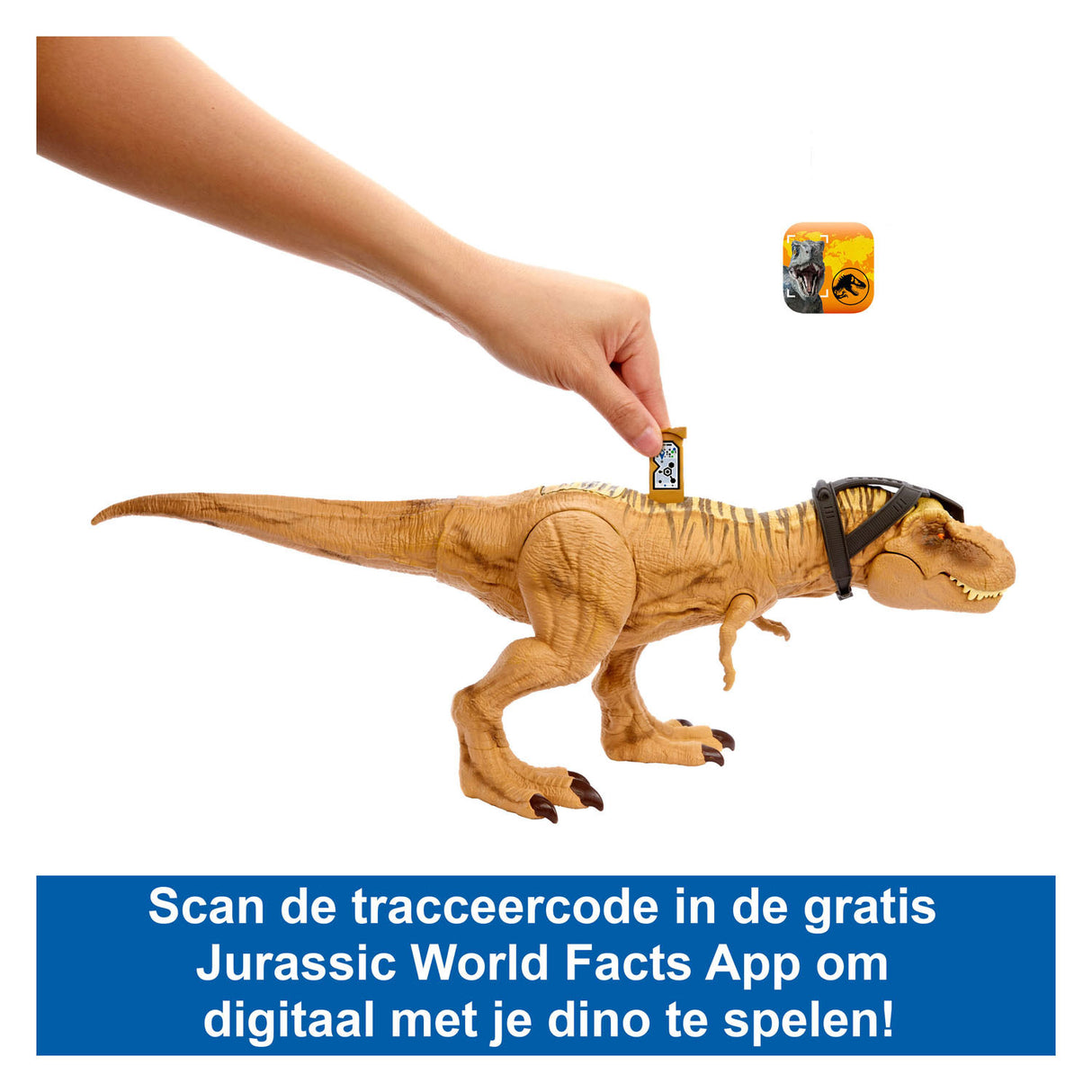 Mattel jurassic world tyrannosaurus t-rex dinosaurusfiguur