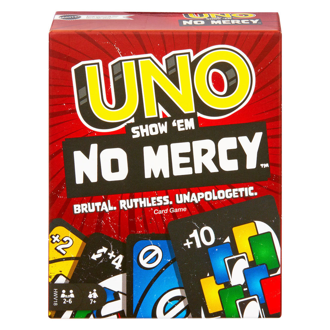 Mattel uno show 'em no mercy kaarstpel