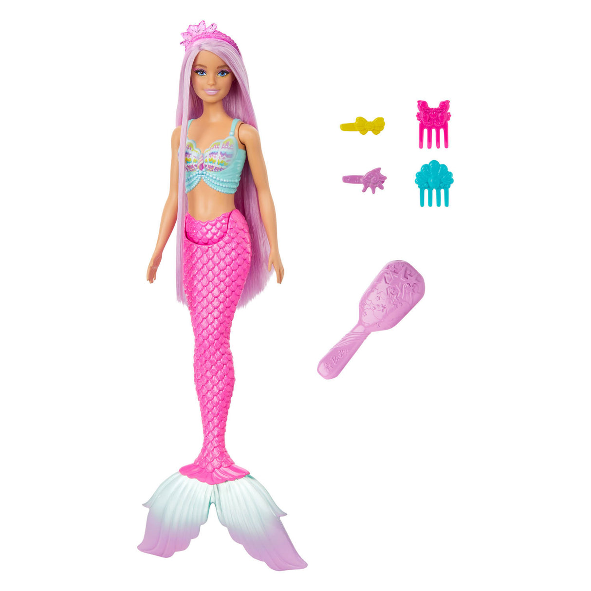 Mattel barbie modepop zeemeermin met lang haar