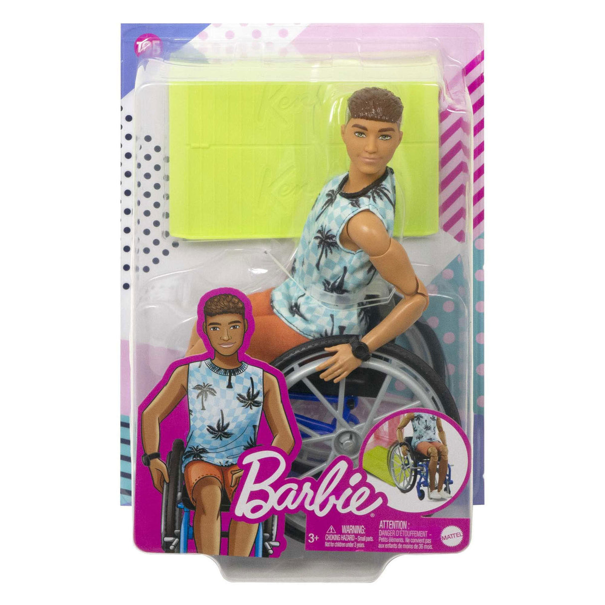 Mattel Fashionistas Modepop Ken in Rolstoel