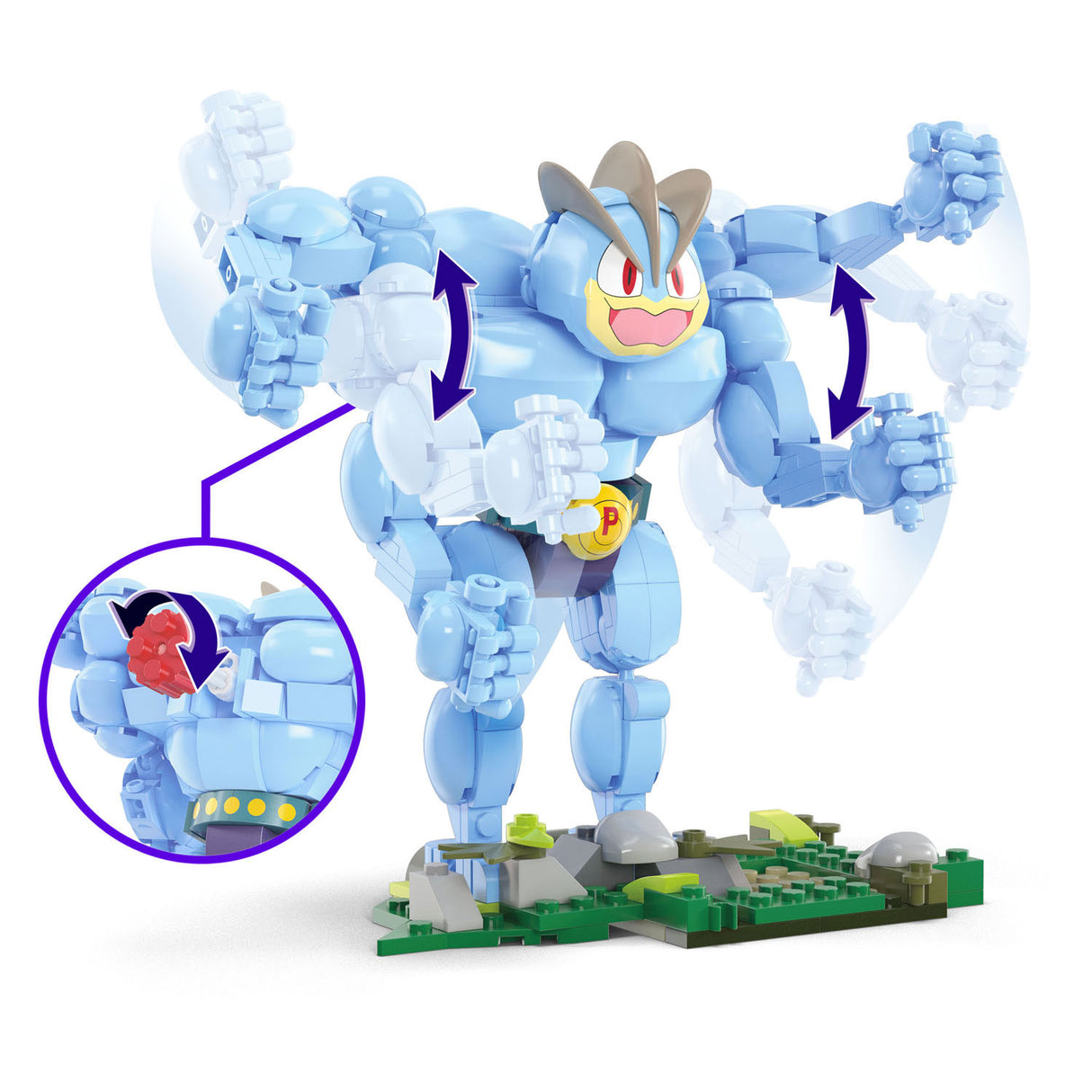 Mattel mega construx machamp bouwset, 399dlg.