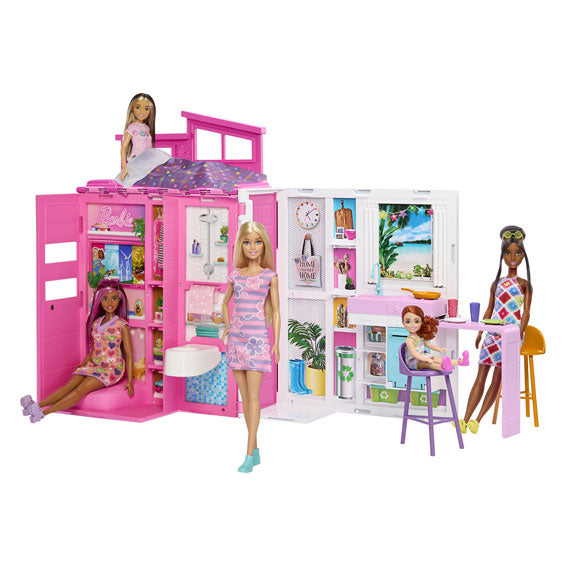 Mattel vakantiehuis met modepop speelset