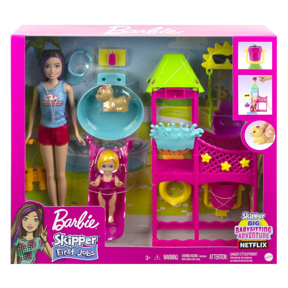 Mattel barbie skipper eerste baantje waterpark