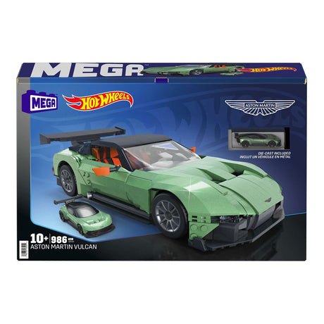 Mattel mega hot wheels aston martin vulcan bouwset - 986dlg.