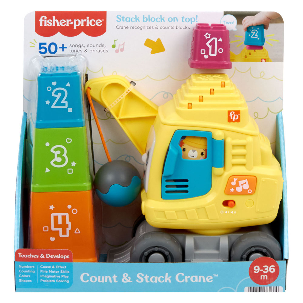 Fisher price telen stapelkraan