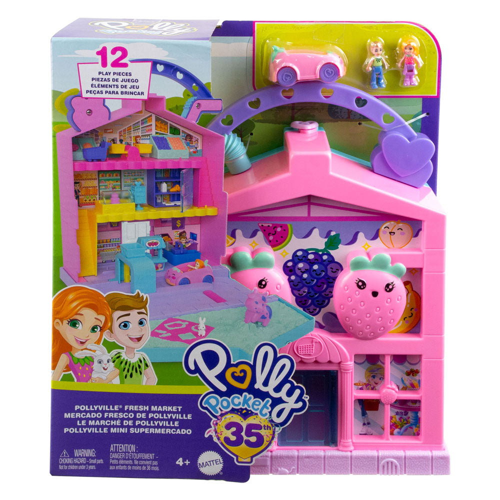 Mattel Polly Pocket Pollyville Versmarkt