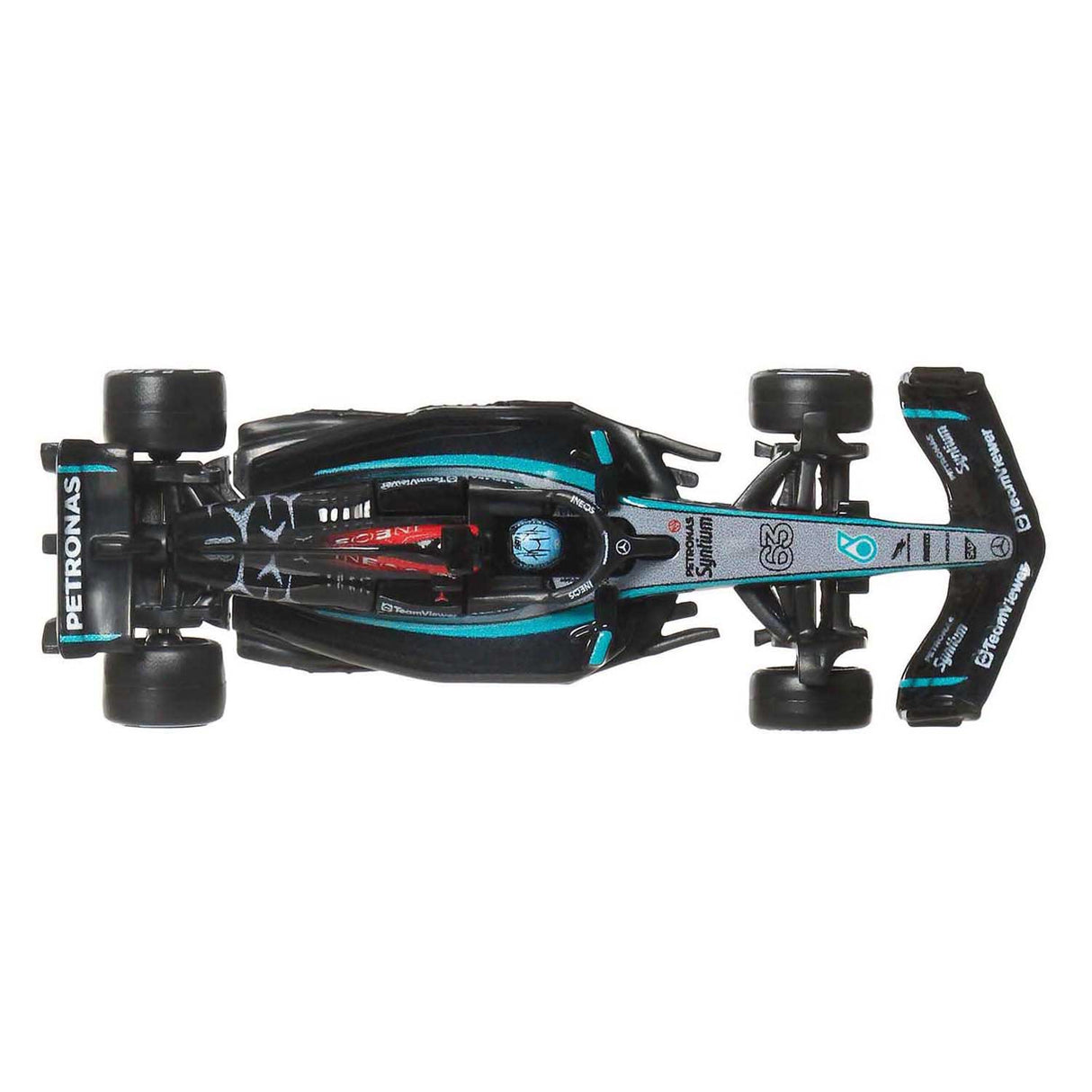 Mattel hot wheels george russell mercedes-benz formule 1 raceauto 1:64