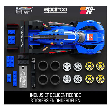 Hot wheels brick shop speed series cadillac 1:32 bouwset - 236dlg.
