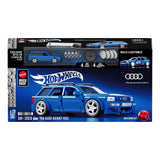 Mattel brick shop hot wheels speed serie - '94 audi avant rs2 - bouwspeelgoed - 252 onderdelen