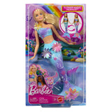 Barbie zeemeermin met magische bloemen blauw