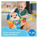 Fisher-price leerplezier meegroeispeelgoed puppy - muzikale knuffel