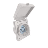 Marine 220 - 250v wandinvoerdoos wit