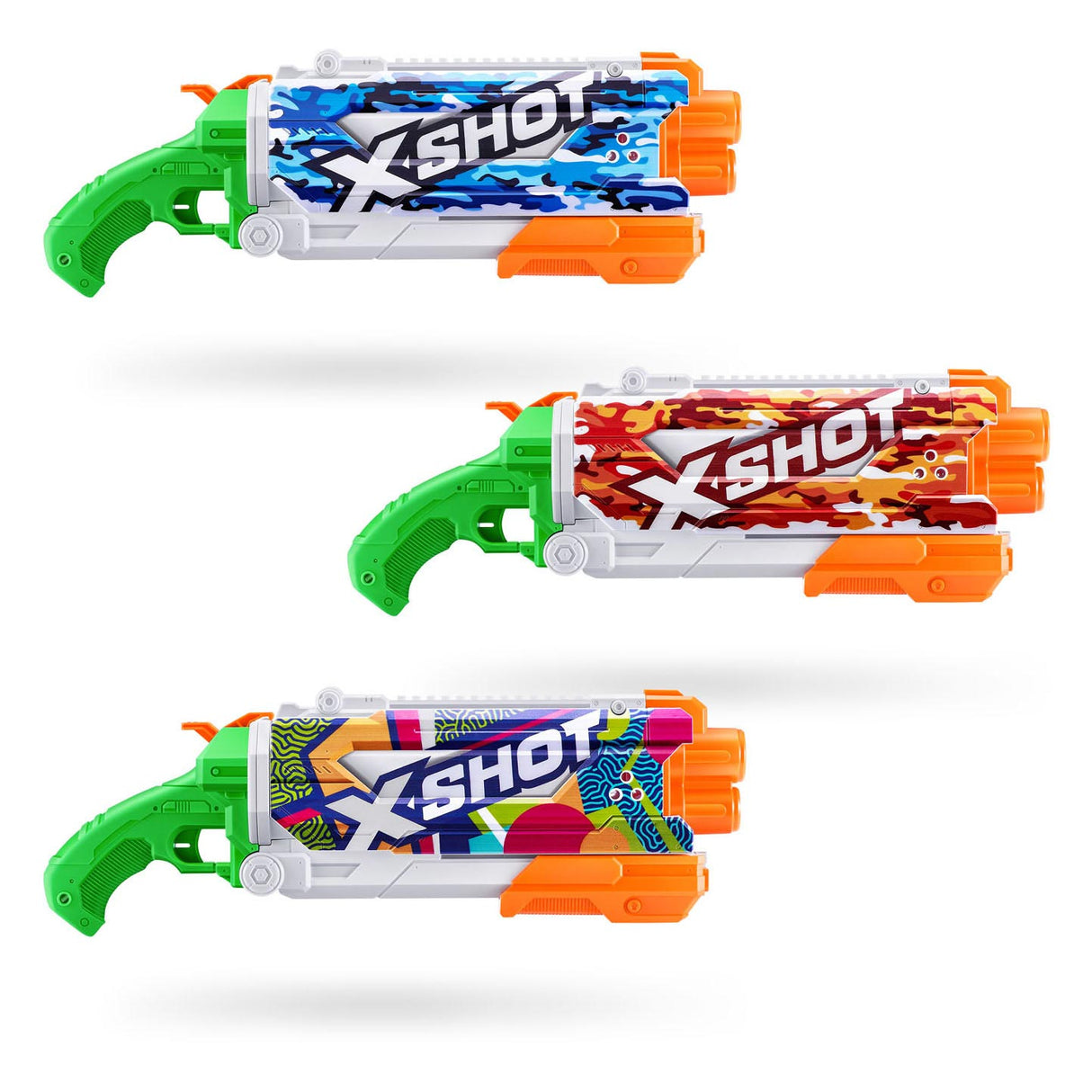 ZURU X-Shot Waterpistool Fast Fill Skins Pump Action, 500ml