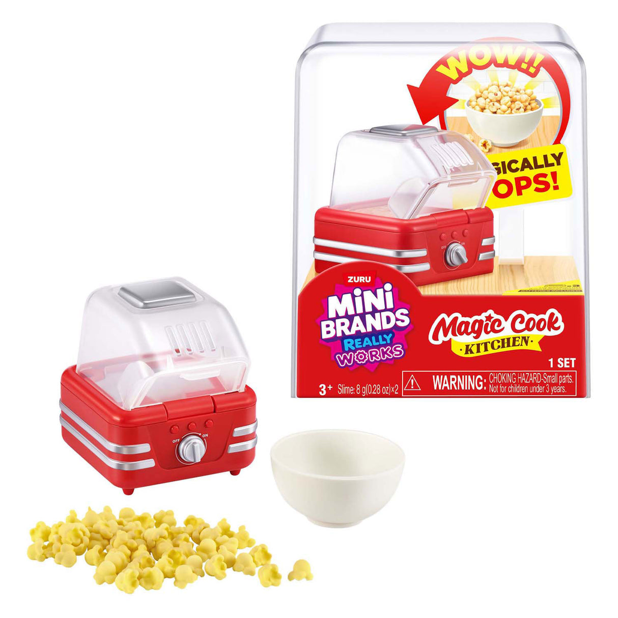 Zuru mini brands really works - magic cook kitchen capsule series 1 - popcorn machine