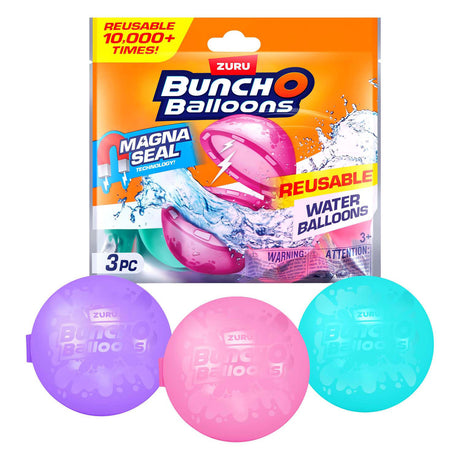Zuru waterballonnen herbruikbaar magnetisch 3-pack zomerplezier.