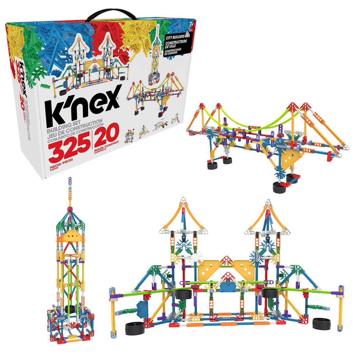 K'nex K'nex Stad Builder 20 Modeller, 325DLG.