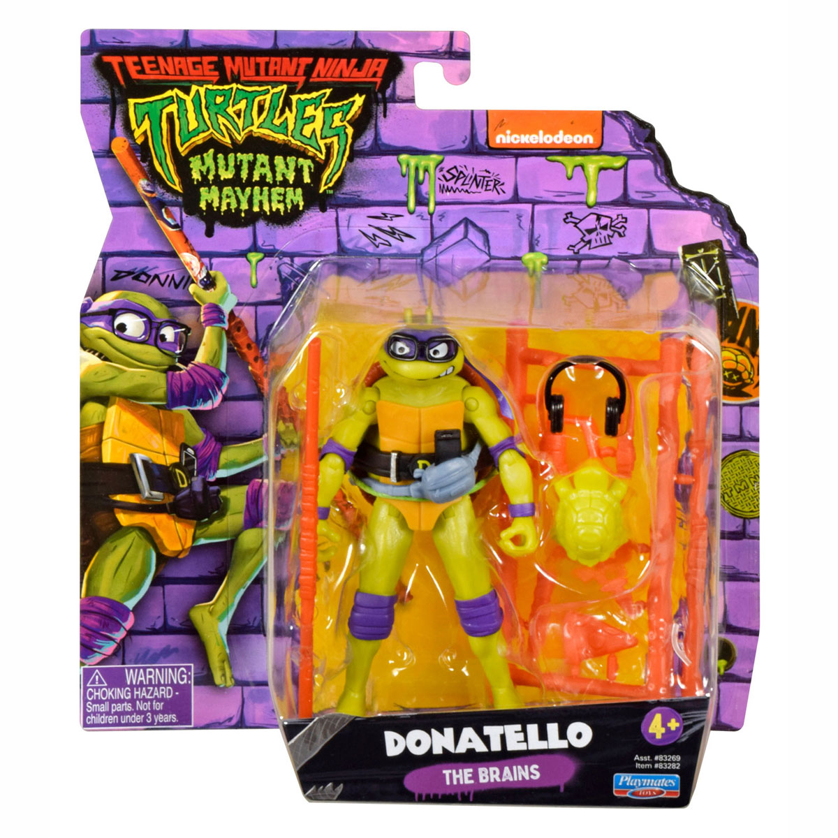 Boti Teenager mutant Ninja Turtles Speele Figur Donatello d'Gehir