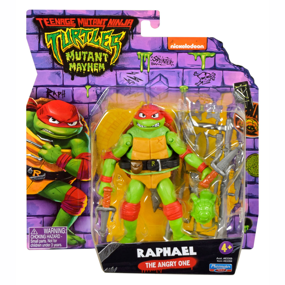 Boti teenage mutant ninja turtles speelfiguur raphael the angry one