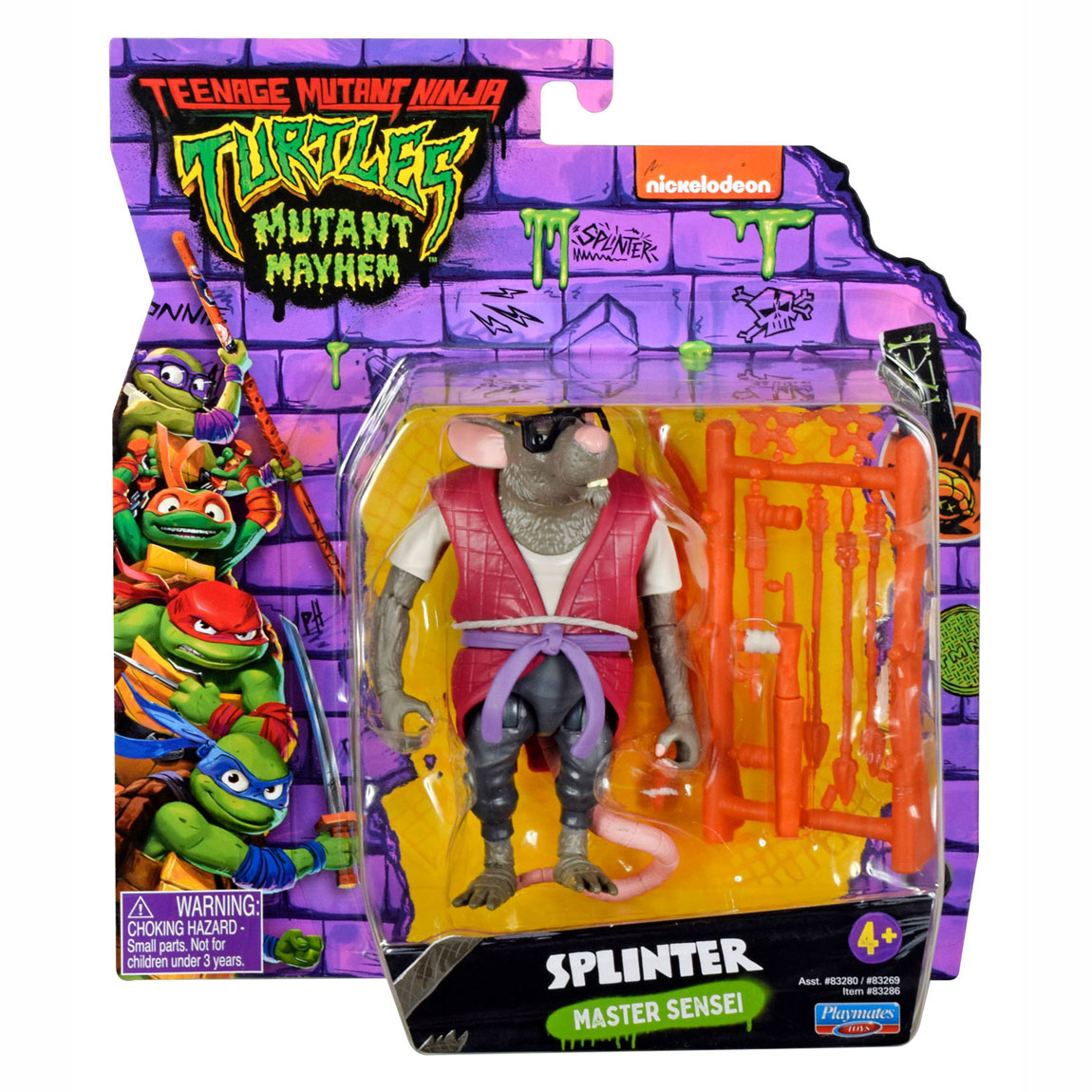 Boti teenage mutant ninja turtles speelfiguur splinter sensei