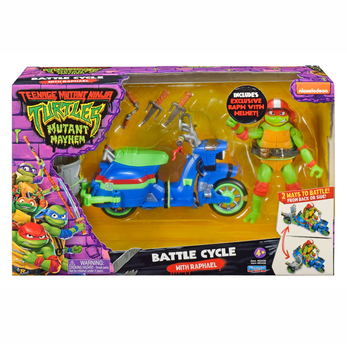 Boti Teenage mutant Ninja Turtles Schluecht Cycle Scooter mam Raphael