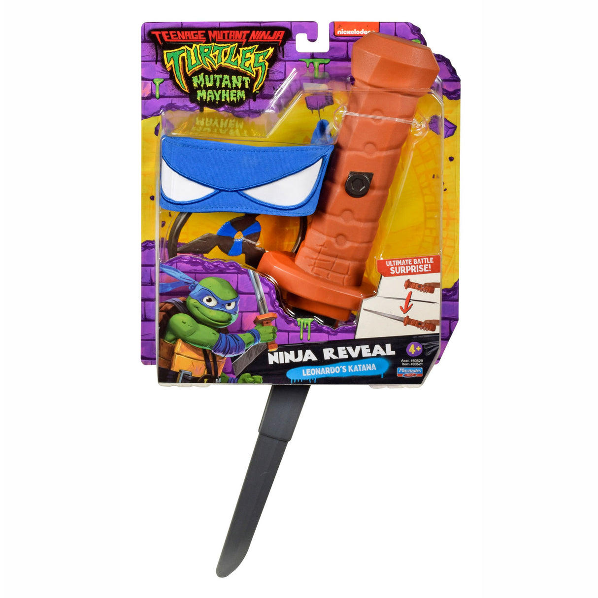 Boti Teenage mutant Ninja Turtles Leonardo's Katan Zaward Spill Set