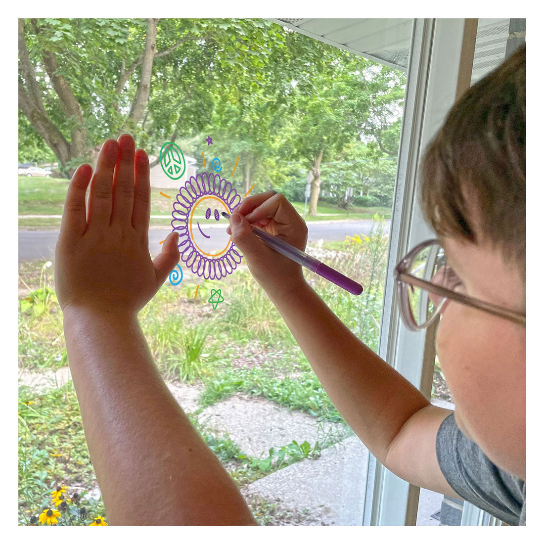 Spirograph - raam versierder