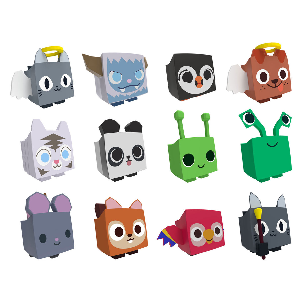 Boti Pet Simulator Minifiguur 4-Pack Wave 2