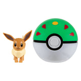 Boti Clip 'N' Go Eevee en Friend Ball Speelset, 2dlg.