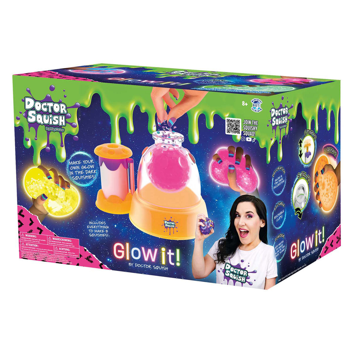 Boti doctor squish squishy maker station neon editie